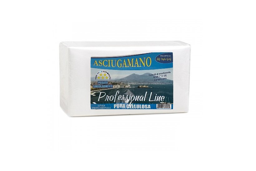 Asciugamani monouso in pura cellulosa. 50 pz - Beautylinesrl