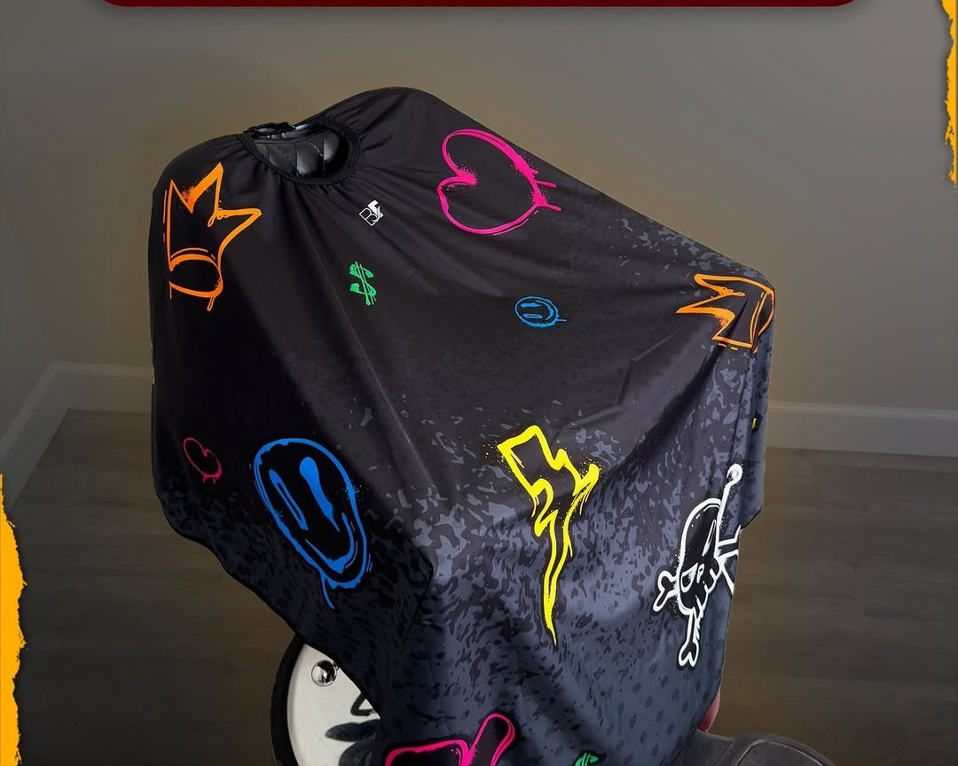 Barber Cape graffiti™ - Beautylinesrl