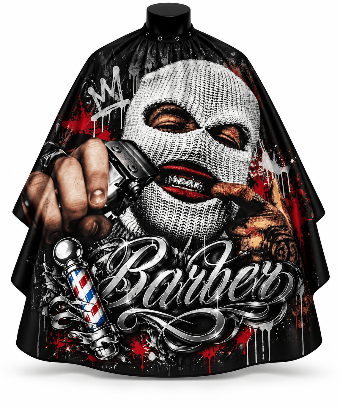 Barber Capes – Crime Scene - Beautylinesrl