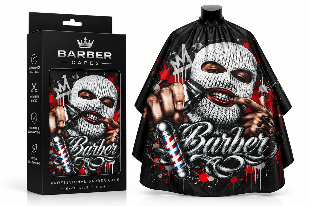 Barber Capes – Crime Scene - Beautylinesrl