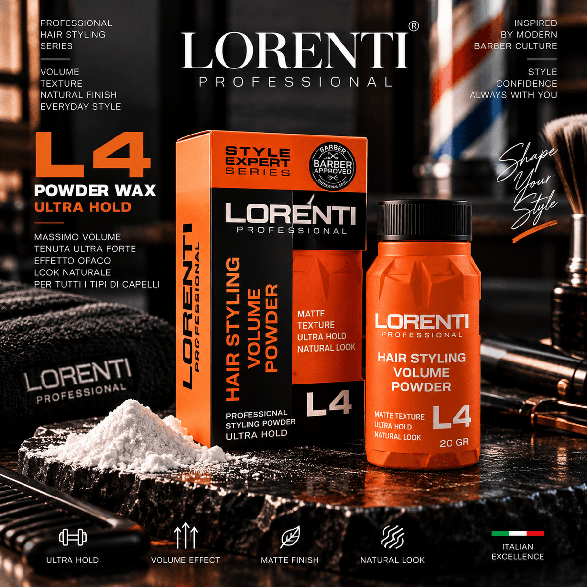 Cera in polvere Lorenti 30g - Beautylinesrl