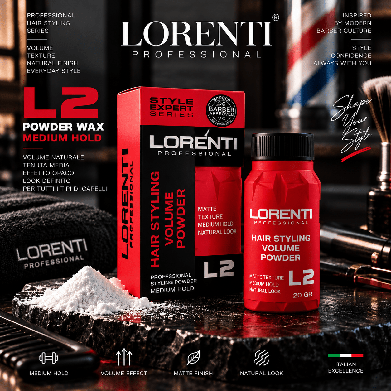Cera in polvere Lorenti 30g - Beautylinesrl