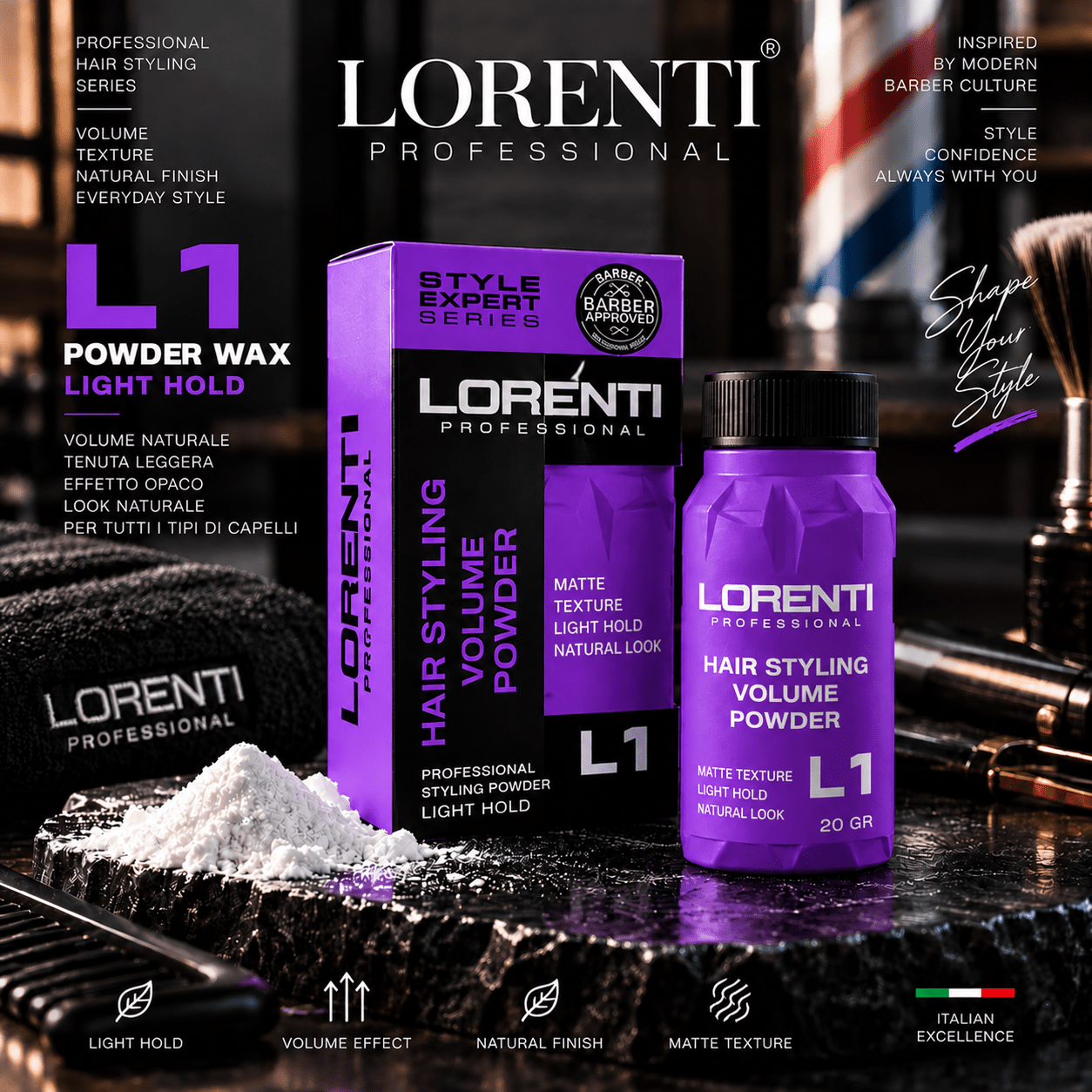 Cera in polvere Lorenti 30g - Beautylinesrl