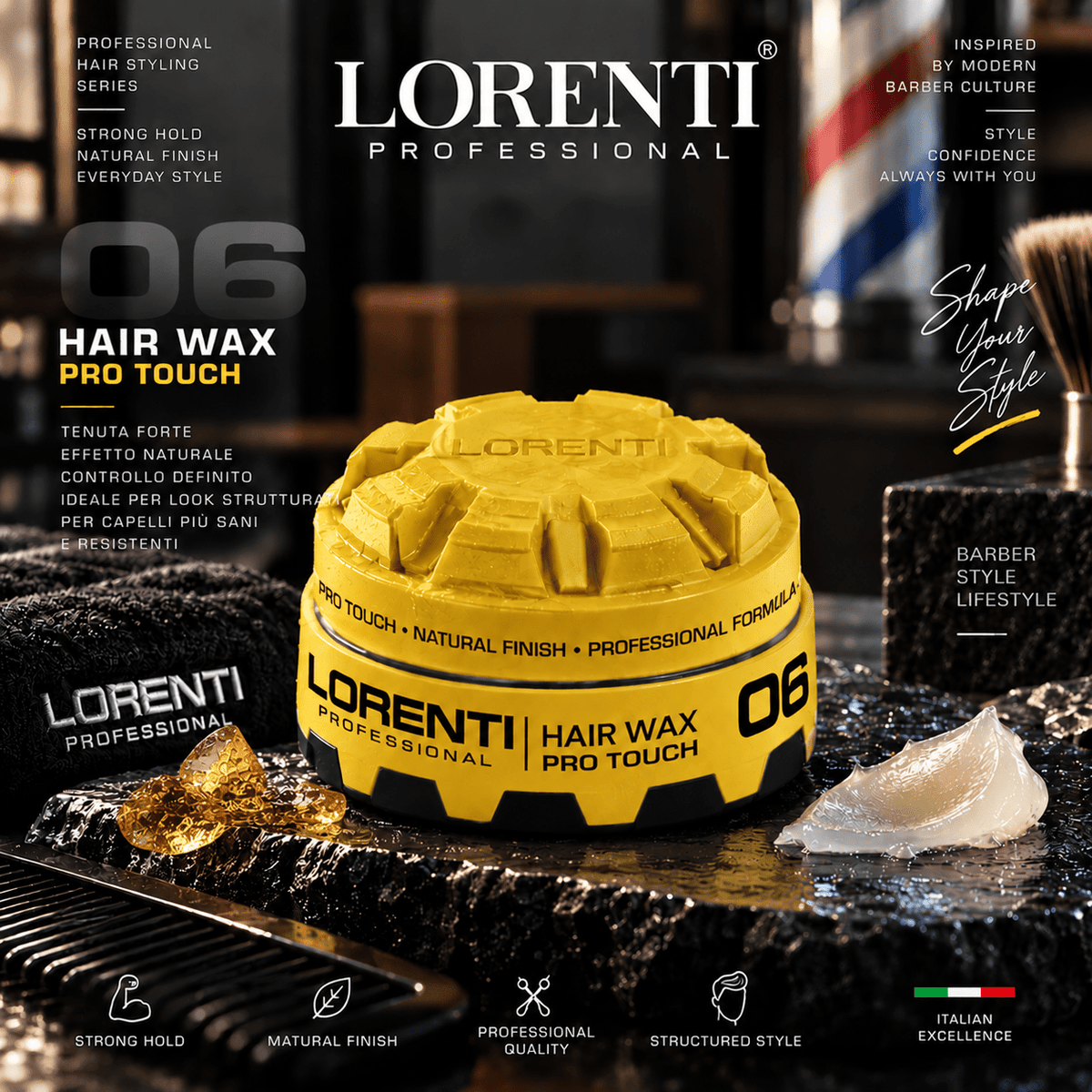 Cera per capelli Lorenti 150ml - Beautylinesrl