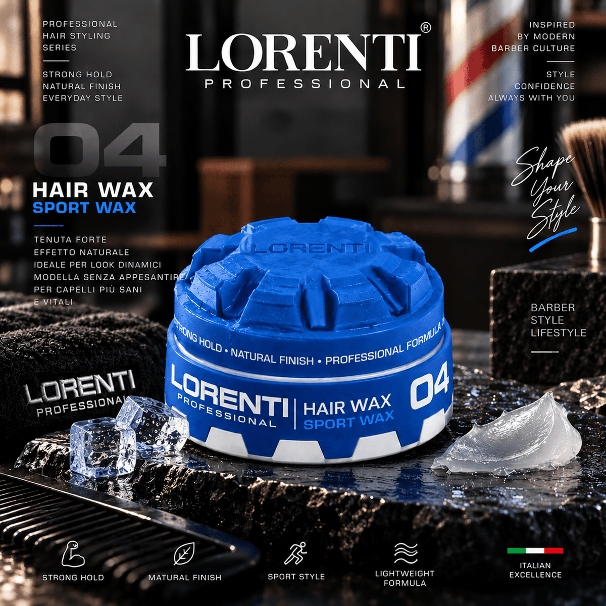 Cera per capelli Lorenti 150ml - Beautylinesrl