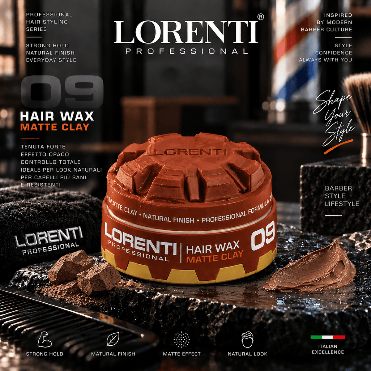 Cera per capelli Lorenti 150ml - Beautylinesrl