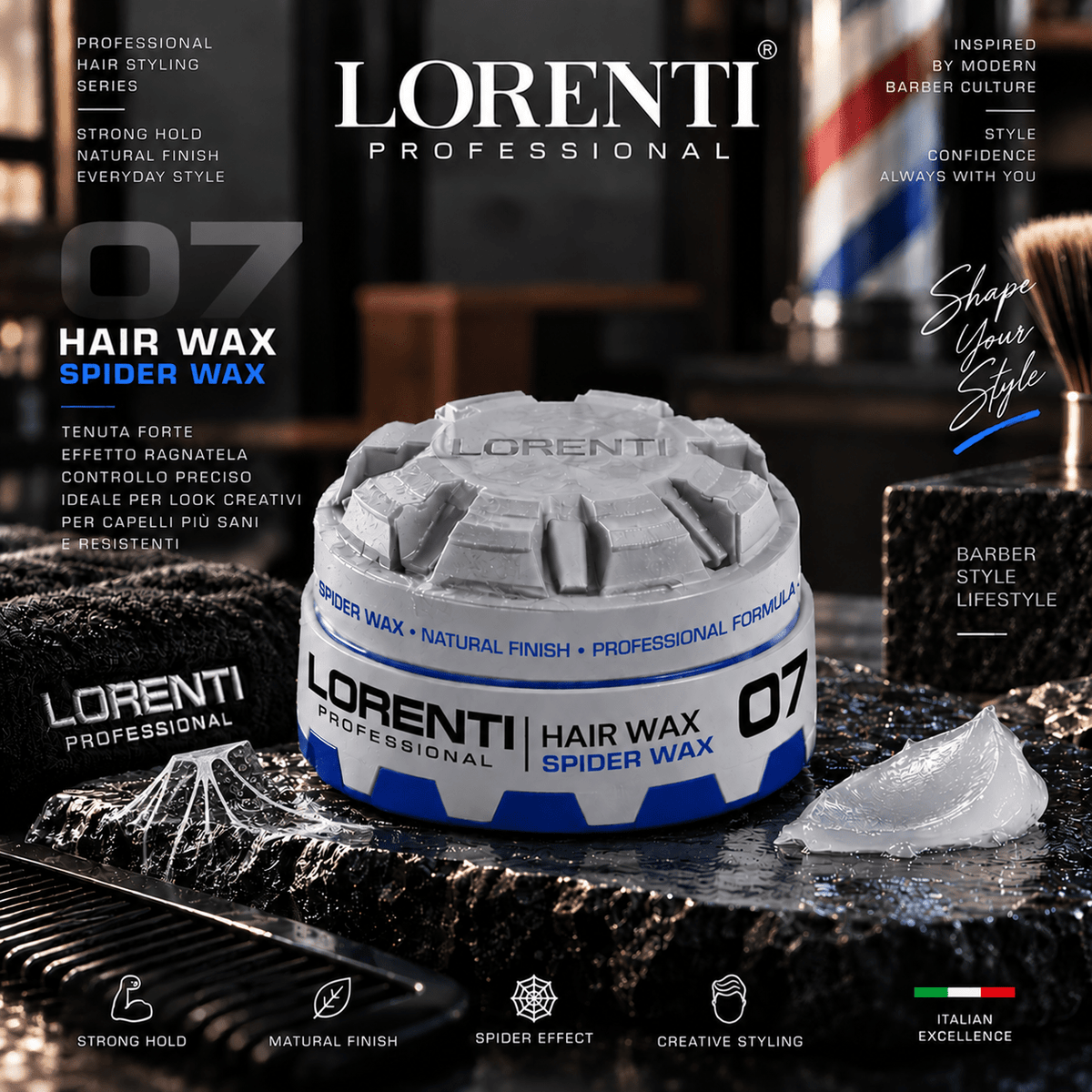 Cera per capelli Lorenti 150ml - Beautylinesrl