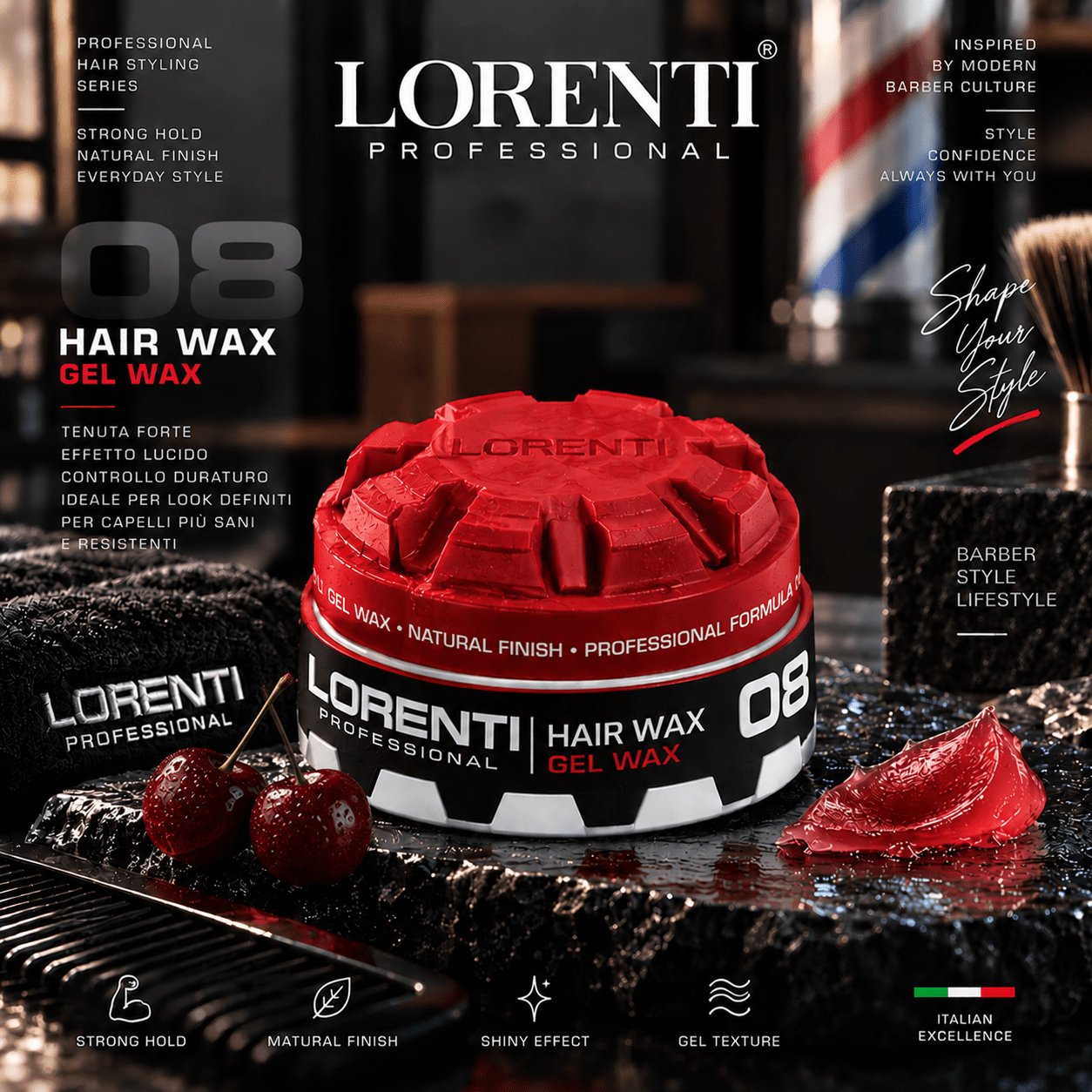 Cera per capelli Lorenti 150ml - Beautylinesrl