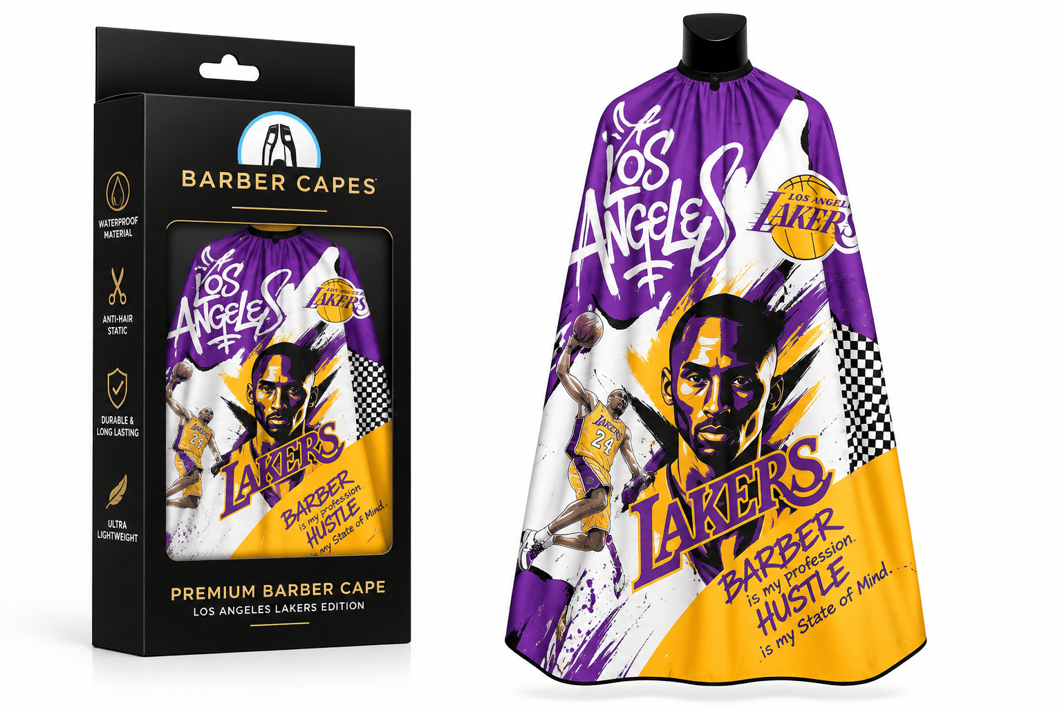 Lakers 8’Kobe Bryant PRO Cape - Beautylinesrl