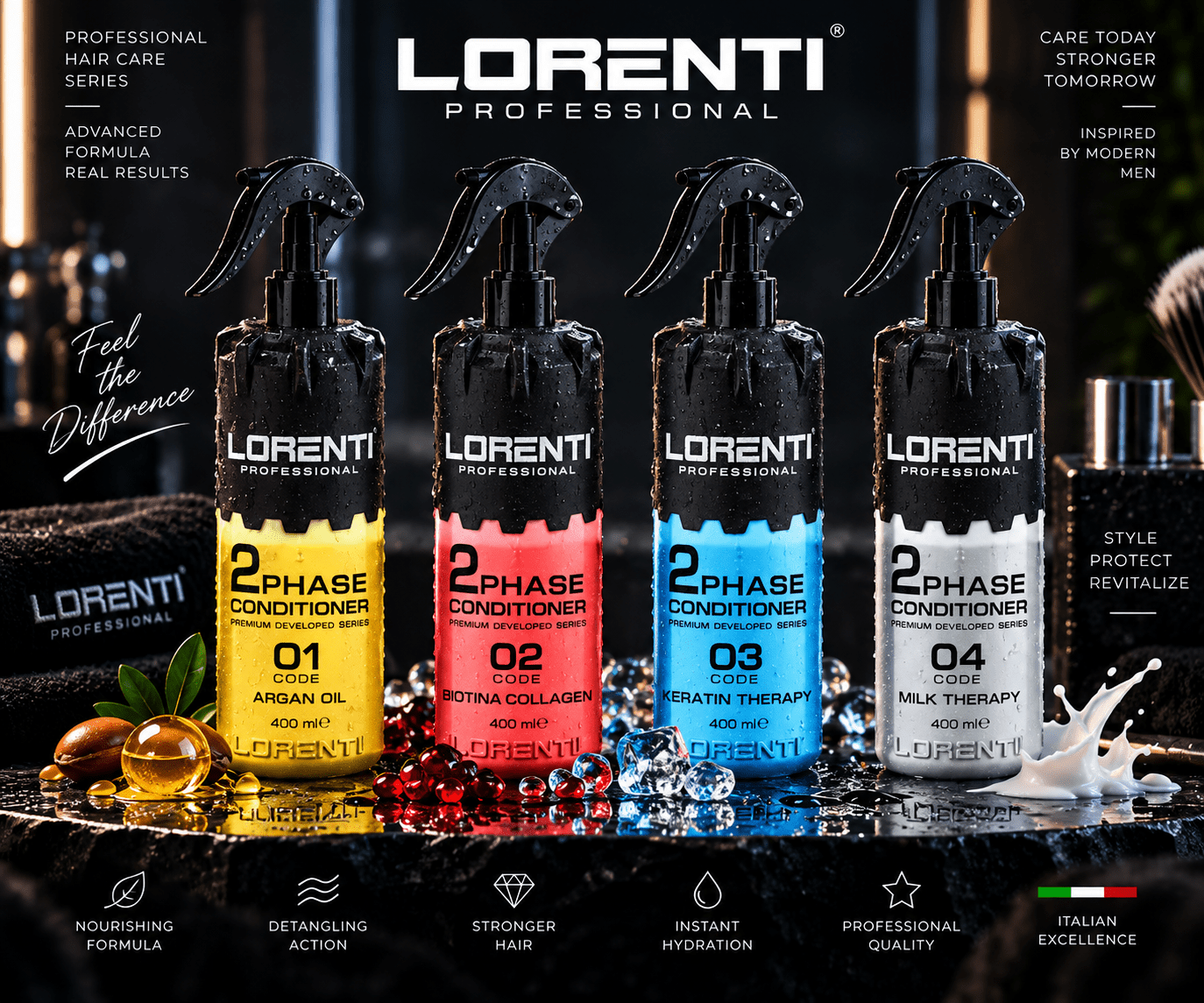 Lorenti 2° Bifase Conditioner 400ml - Beautylinesrl