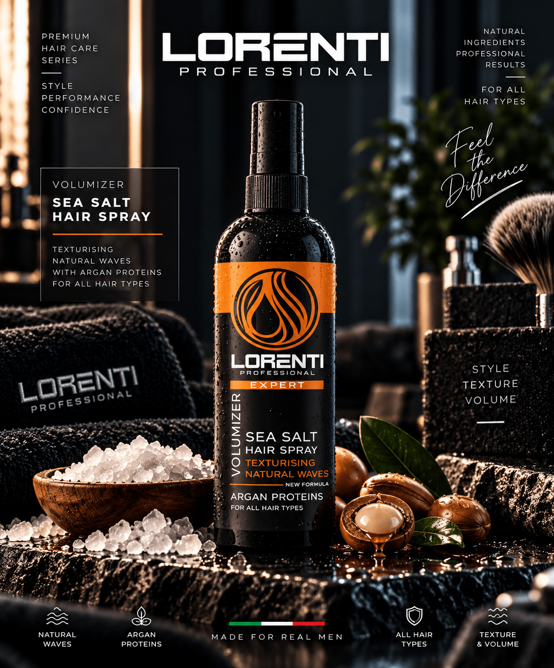 Lorenti Sea salt Argan - Beautylinesrl