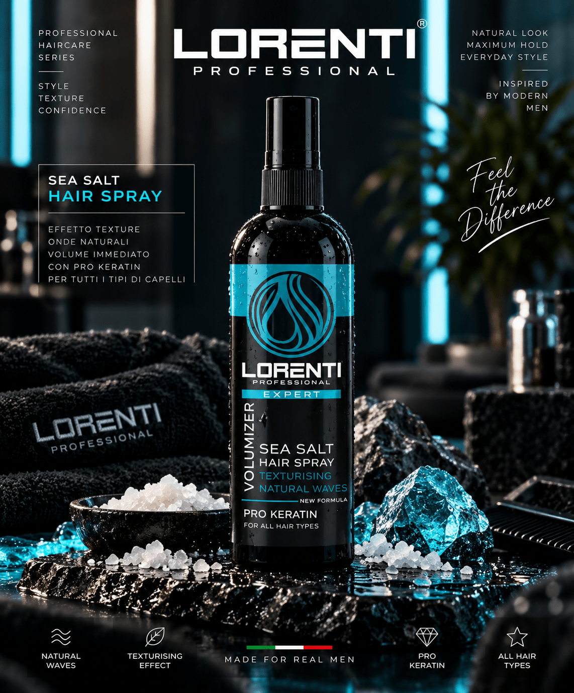 Lorenti Sea salt Pro keratin - Beautylinesrl