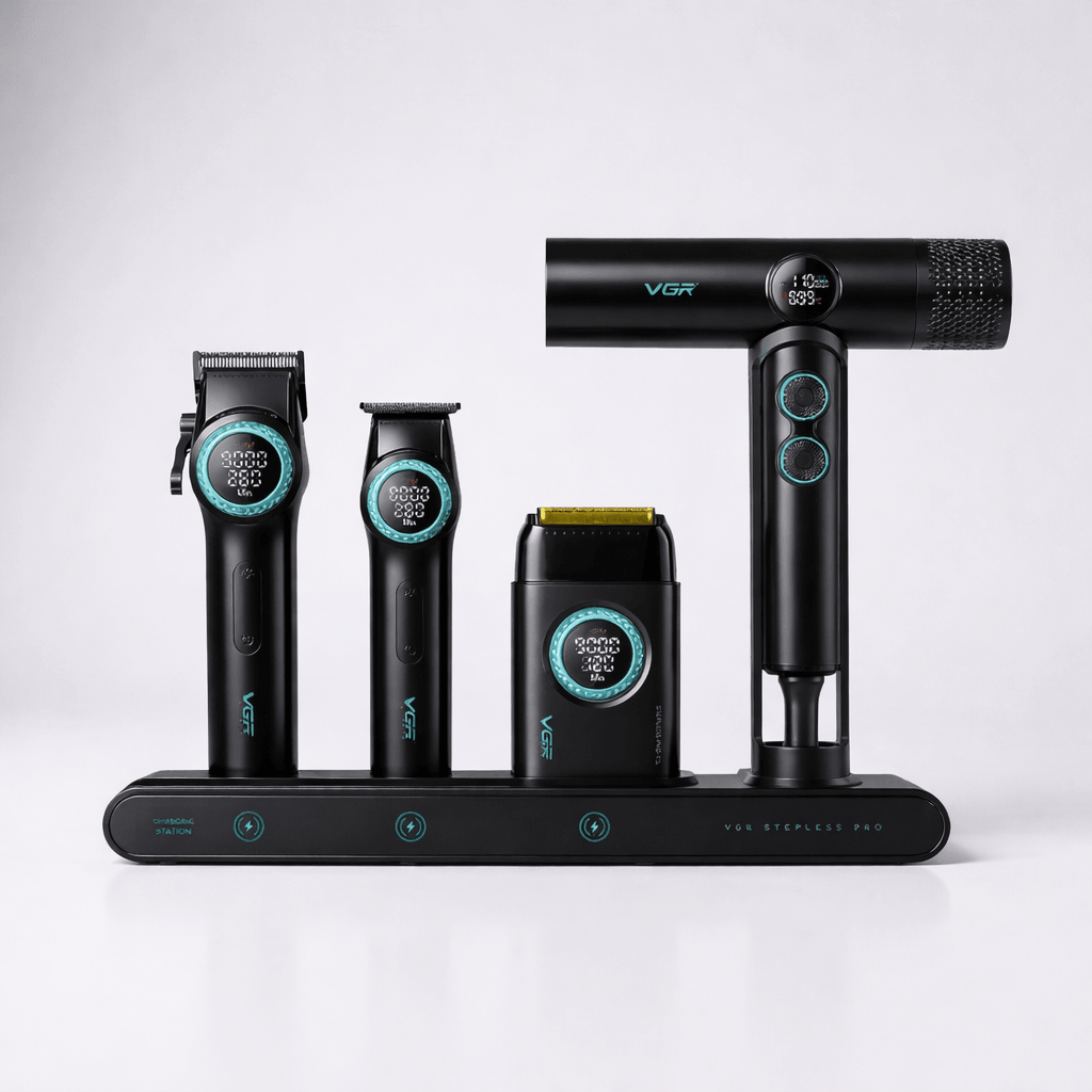 VGR STEPLESS PRO 4 IN 1 BLACK - Beautylinesrl