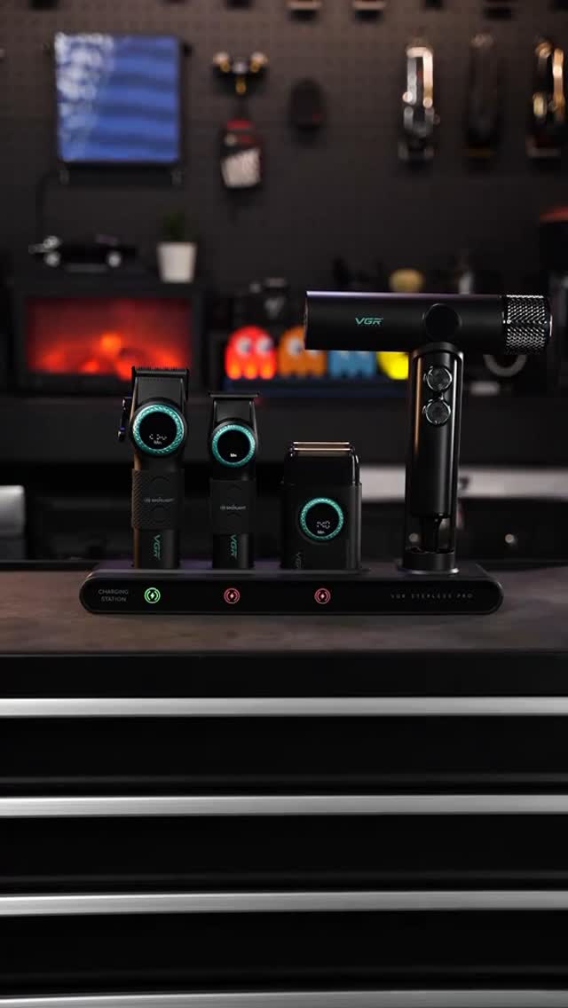 VGR STEPLESS PRO 4 IN 1 BLACK - Beautylinesrl