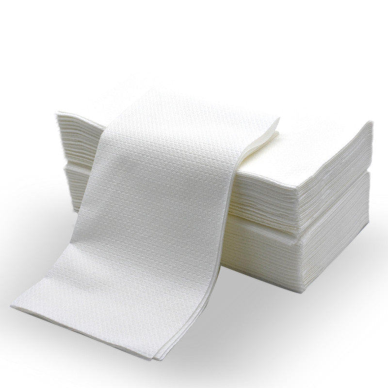 Asciugamani monouso in pura cellulosa. 50 pz